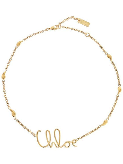 Logo Necklace Gold - CHLOE - BALAAN 2