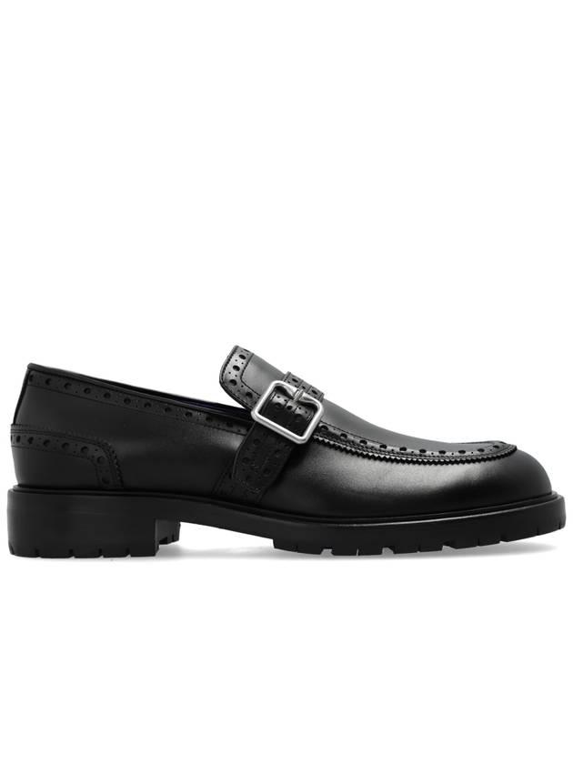 Soho Leather Loafers Black - BURBERRY - BALAAN 2