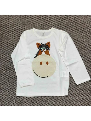 Stella Kids Donkey Logo Long Sleeve T shirt - STELLA MCCARTNEY - BALAAN 1