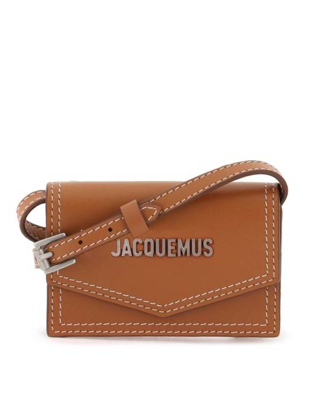 Le Porte Azur Envelope Pouch Bag Brown - JACQUEMUS - BALAAN 1