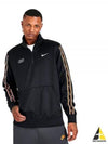 Men's NSW Repeat Half Zip Sweatshirt Black - NIKE - BALAAN 2