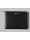 Classic Leather Clutch Pouch Black - COMME DES GARCONS - BALAAN 3