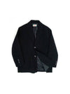 Men's Wool Jacket Black I1WJ02BK - IOEDLE - BALAAN 1