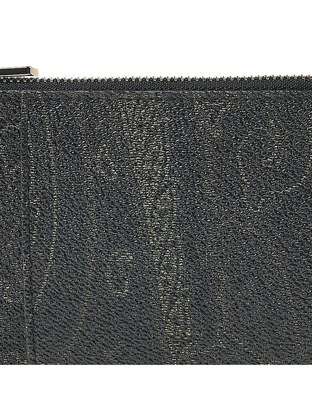 Paisley Zipper Card Wallet Black - ETRO - BALAAN 7