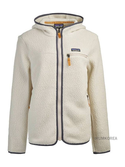 Retro Pile Hooded Jacket Ivory - PATAGONIA - BALAAN 2