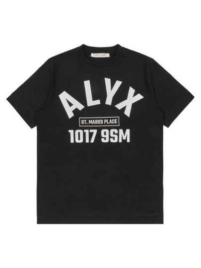 Logo Printing Short Sleeve T-Shirt Black - 1017 ALYX 9SM - BALAAN 2