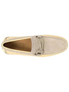 Light Gray Gancini Loafer FRONT 4 0757714 - SALVATORE FERRAGAMO - BALAAN 4