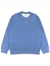 Cotton Blend Jersey Sweatshirt Blue - BRUNELLO CUCINELLI - BALAAN 3