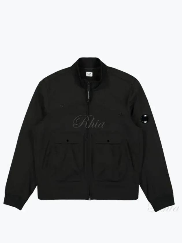 Shell R Bomber Jacket Black - CP COMPANY - BALAAN 2