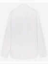 Small Fox Head Patch Classic Long Slevee Shirt White - MAISON KITSUNE - BALAAN 3