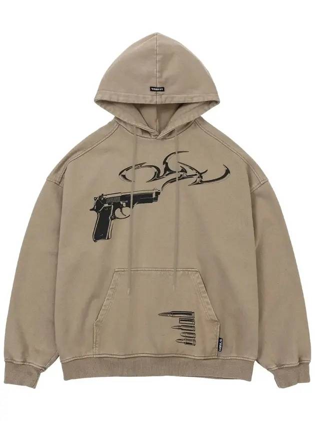 men's gunshot washi hood beige - AJOBYAJO - BALAAN 1