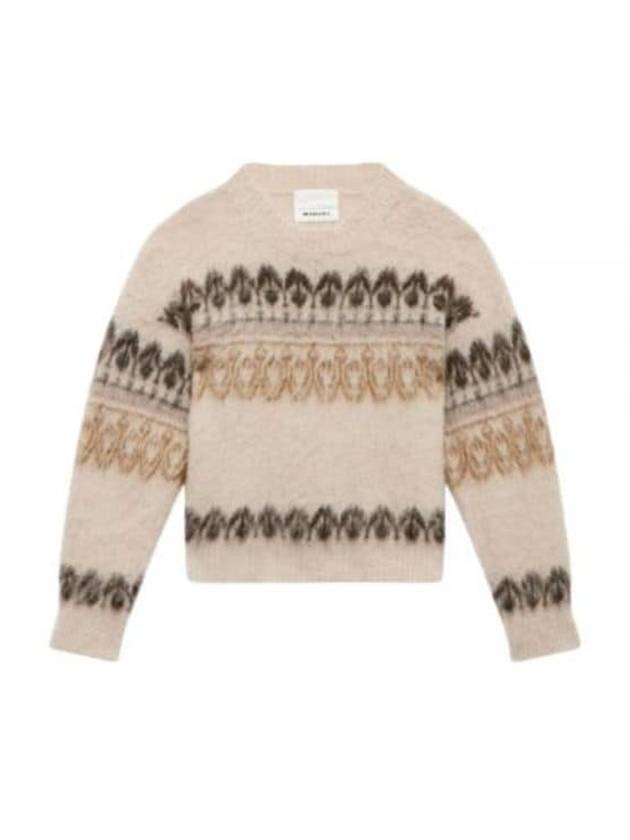 Dullyh Decorative Mohair Knit Top Khaki - ISABEL MARANT - BALAAN 2