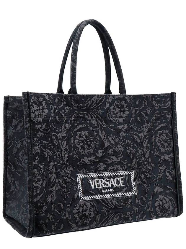 Tote Bag 10131521A09741 2BM0V Black - VERSACE - BALAAN 4