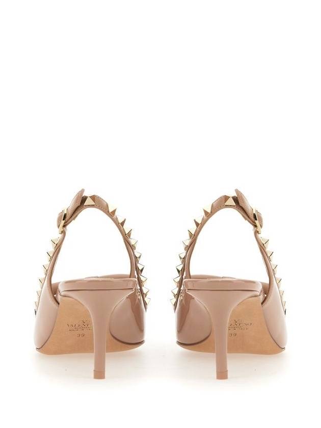 Rockstud bow slingback heel pink - VALENTINO - BALAAN 4