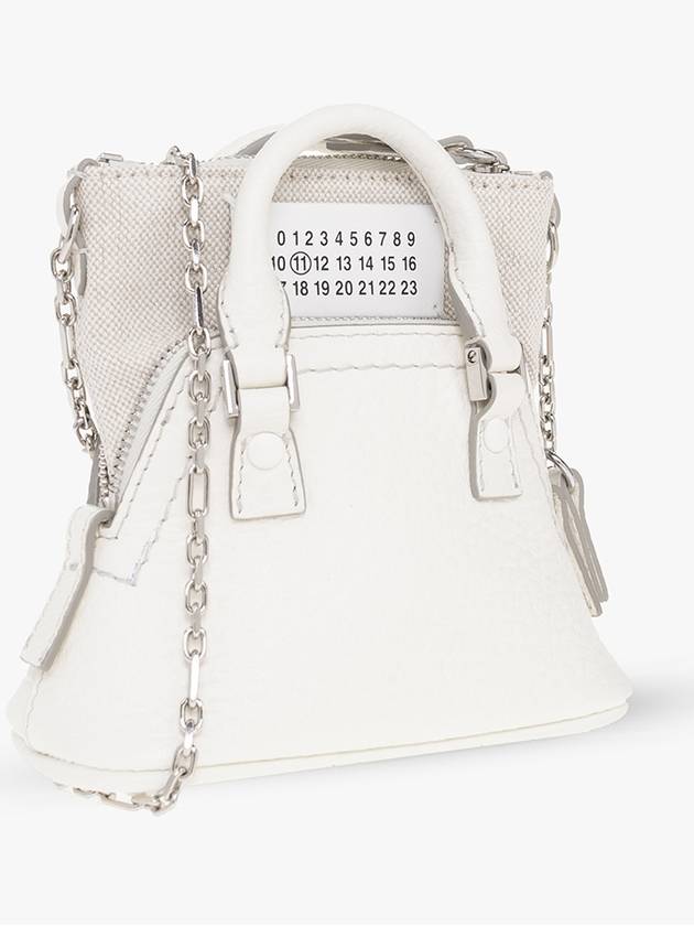 5AC Classic Baby Shoulder Bag Pale White - MAISON MARGIELA - BALAAN 5