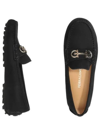 Gancini Driving Shoes Black - SALVATORE FERRAGAMO - BALAAN 2