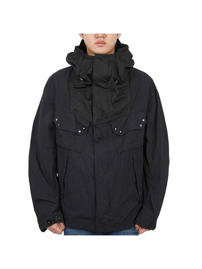 Hodded Mid-Layer Hooded Jacket Granit Black - TEN C - BALAAN 2