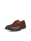 Metropole London Leather Loafers Brown - ECCO - BALAAN 4