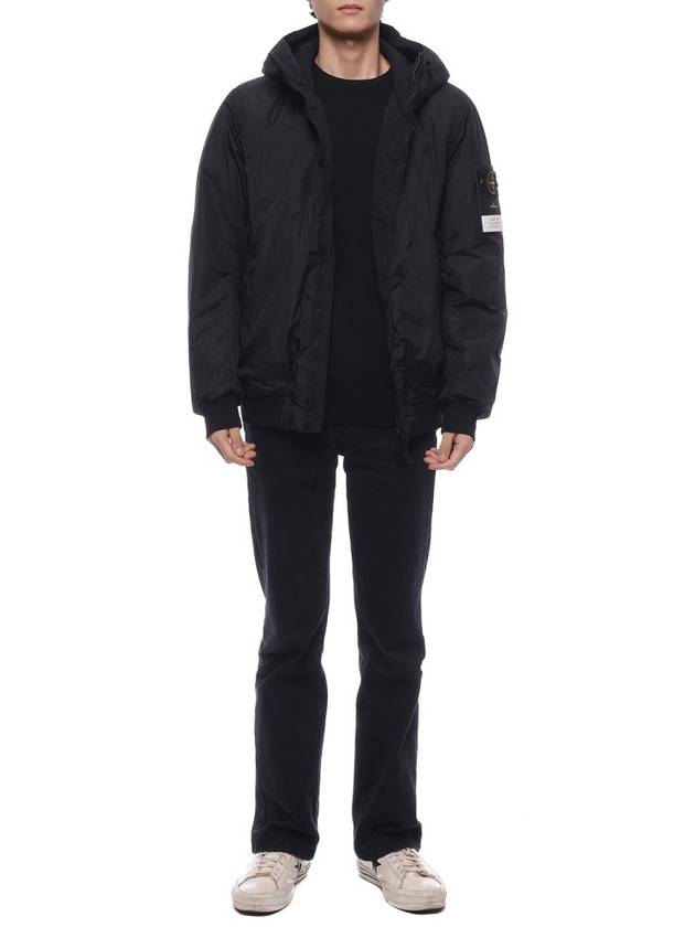 Crinkle Reps R NY Padding Black - STONE ISLAND - BALAAN 4