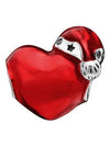 Christmas Heart Charm Metallic Red - PANDORA - BALAAN 1