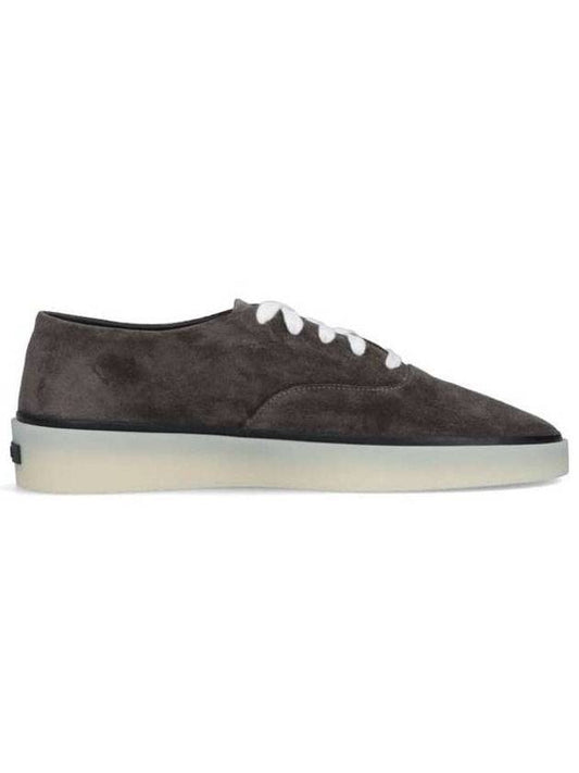 Zegna Men's Suede Low Top Sneakers Gray - FEAR OF GOD - BALAAN.