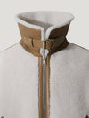 LES ALPES M glossy hybrid shearling jacket - IRO - BALAAN 3