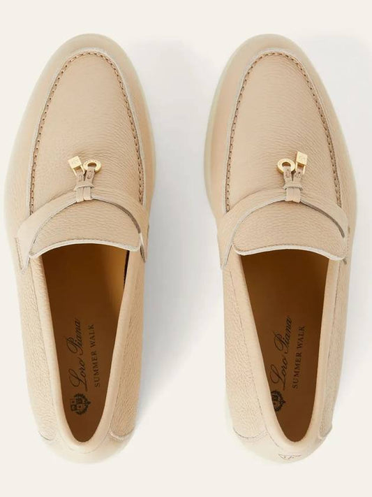 37 Babouche Summer Charm Work Women s Loafers Deer Leather - LORO PIANA - BALAAN 2