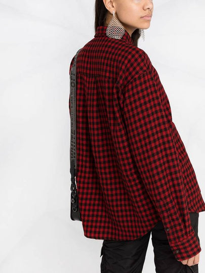 GINGHAM CHECK WOOL SHIRT jacket - DSQUARED2 - BALAAN 2