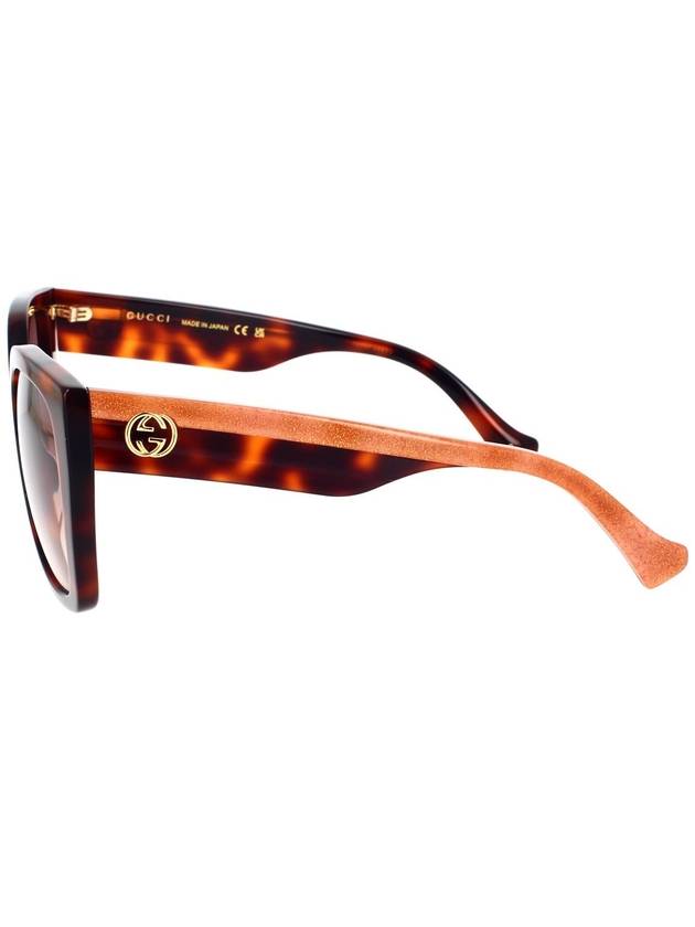 tortoiseshell square frame sunglasses GG1300S - GUCCI - BALAAN 5