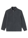 Men's High Neck Wool Jacket Charcoal - LACOSTE - BALAAN 1