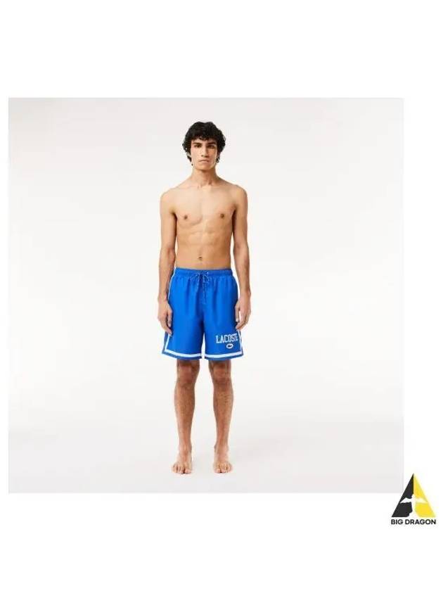 Men s Color Tipping Swimwear Blue - LACOSTE - BALAAN 1