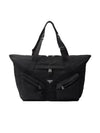 Re-Nylon Leather Travel Tote Bag Black - PRADA - BALAAN 2