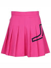 Naomi Pleated Skirt Fuchsia Purple - J.LINDEBERG - BALAAN 2