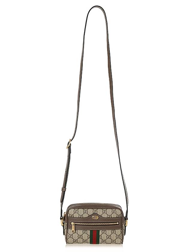 Ophidia Web GG Supreme Shoulder Bag Brown Beige - GUCCI - BALAAN 5