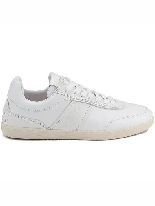 Leather Low Top Sneakers White - TOD'S - BALAAN.