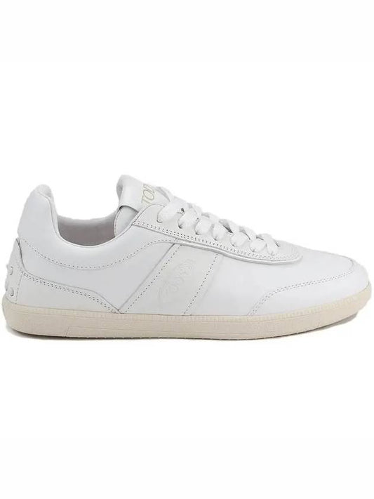 Leather Low Top Sneakers White - TOD'S - BALAAN 2