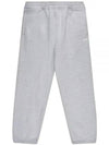 116627 GRAY HEATHER stock logo sweatpants - STUSSY - BALAAN 1