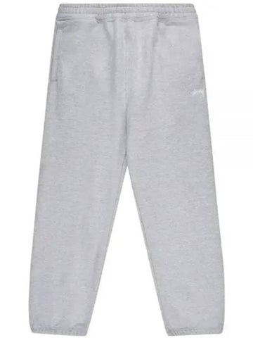 116627 GRAY HEATHER stock logo sweatpants - STUSSY - BALAAN 1