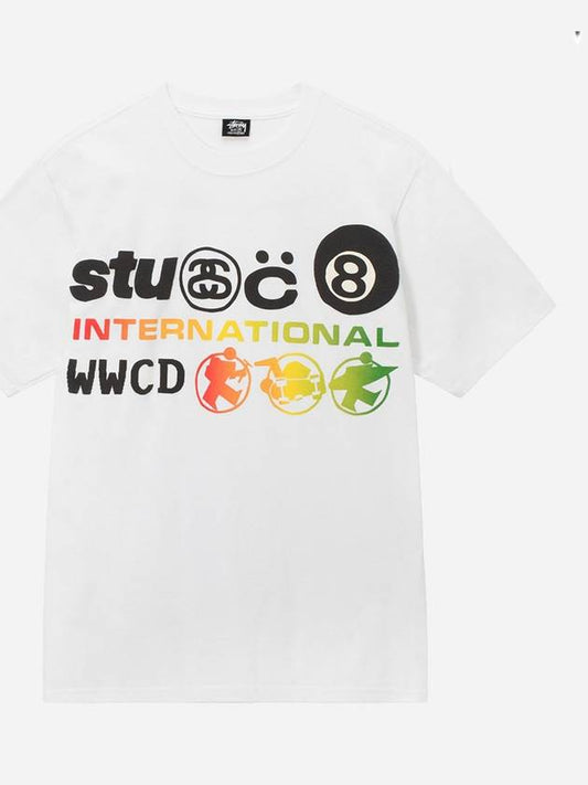 International Short Sleeve T-Shirt White - STUSSY - BALAAN 2