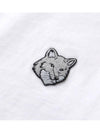 Bold Fox Head Patch Short Sleeve T-Shirt White - MAISON KITSUNE - BALAAN 5