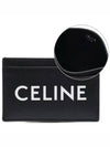 Lettering Logo Printing Card Wallet Black - CELINE - BALAAN 5