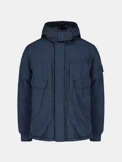 Waffen Patch Naslan Down Jacket Navy - STONE ISLAND - BALAAN 2