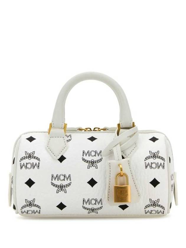 Ella Visetos Tote Bag White - MCM - BALAAN 1