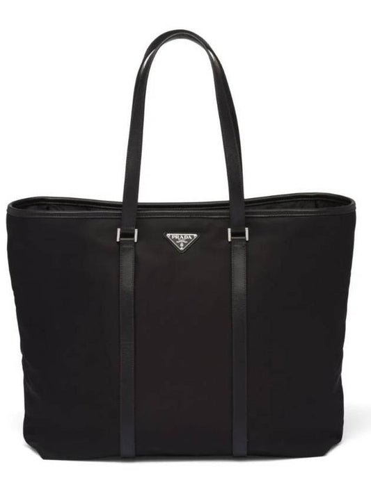Re-Nylon Saffiano Tote Bag Black - PRADA - BALAAN 1
