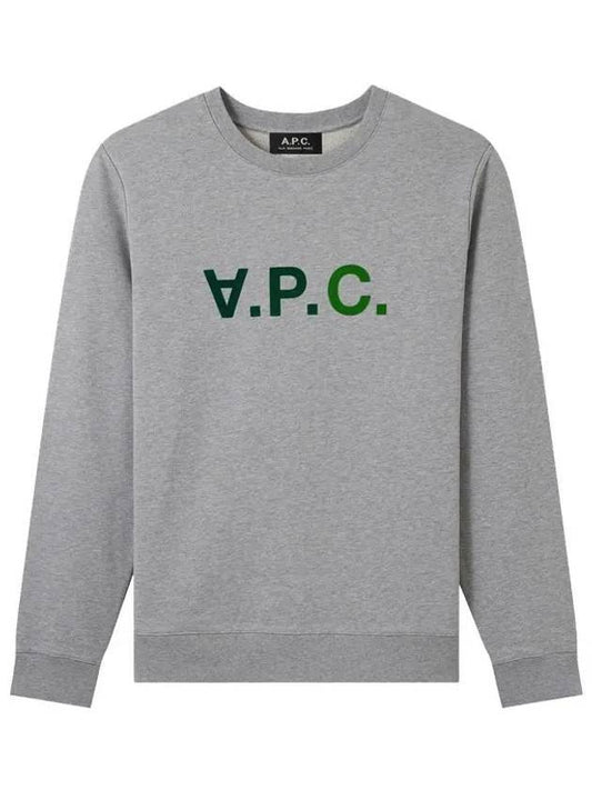 VPC Logo Cotton Sweatshirt Grey - A.P.C. - BALAAN 1