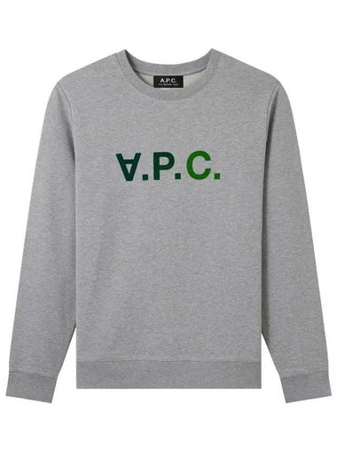 VPC Logo Cotton Sweatshirt Grey - A.P.C. - BALAAN 1