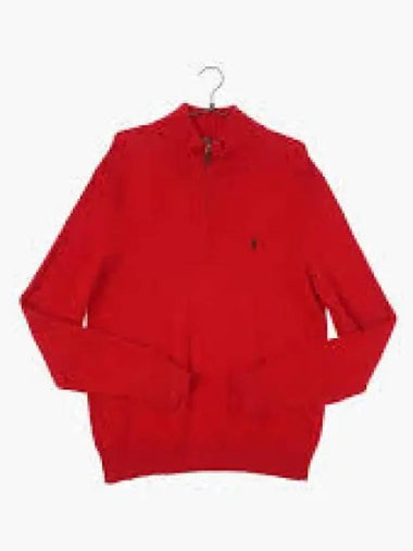 Cotton quarter zipper sweater red 1236705 - POLO RALPH LAUREN - BALAAN 1