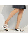 Chypre Calfskin Sandals Blanc - HERMES - BALAAN 6