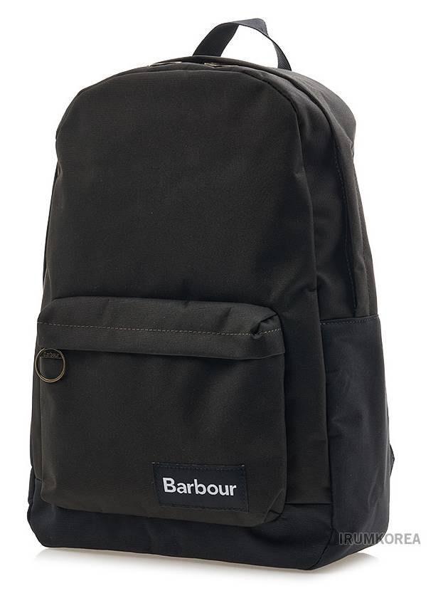 Logo Patch Backpack Navy Olive - BARBOUR - BALAAN 3