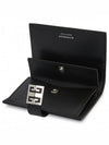 Silver Hardware 4G Leather Card Wallet Black - GIVENCHY - BALAAN 6